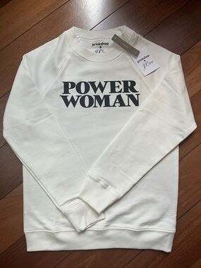 NWT Prinkshop x J. Crew Power Woman Girls Inc Sweatshirt